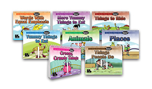 Early Apraxia of Speech Stories Backward Buildup: 8-Book Set